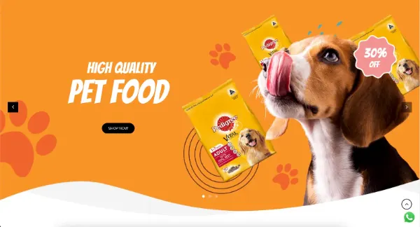 PetPerfectHub store homepage